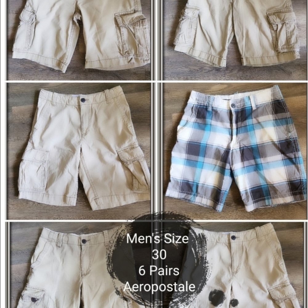 Aeropostale Men's Size 30 Shorts (5 Pairs)